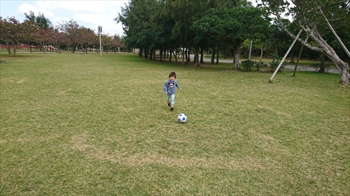 14日・次男と県総合運動公園デート！